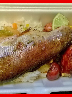 Una foto de Trucha al horno