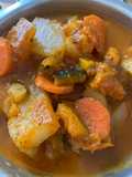 Guiso con pollo, sin sal agregada