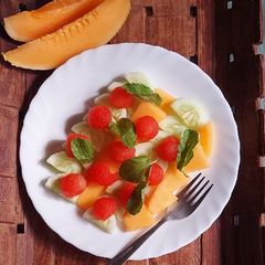 A picture of Mint and Melon Salad.