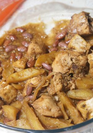 Foto resep Ayam dan Tahu Lada Hitam