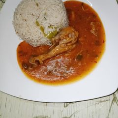 A picture of Szechuan chicken.