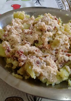 Foto de Batata doce com farofa de bacon