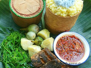แจ่วบักเขือส้ม หรือแจ่วมะเขือเทศ #รักบ้านเกิด