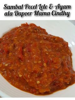 Foto resep Sambal Pecel Lele & Ayam ala Dapoer Mama Cindhy