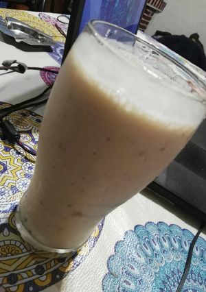 Una foto de Batido de Durazno y Banana