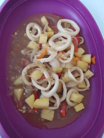 Cara Mudah Membikin Resep Cumi Kentang Saos Tiram yang Lezat Sekali Anti Ribet, Menggugah Selera