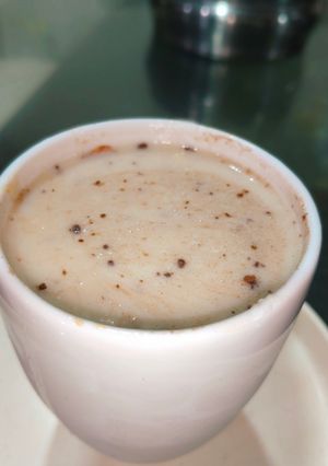 A picture of Halim seeds smoothie.