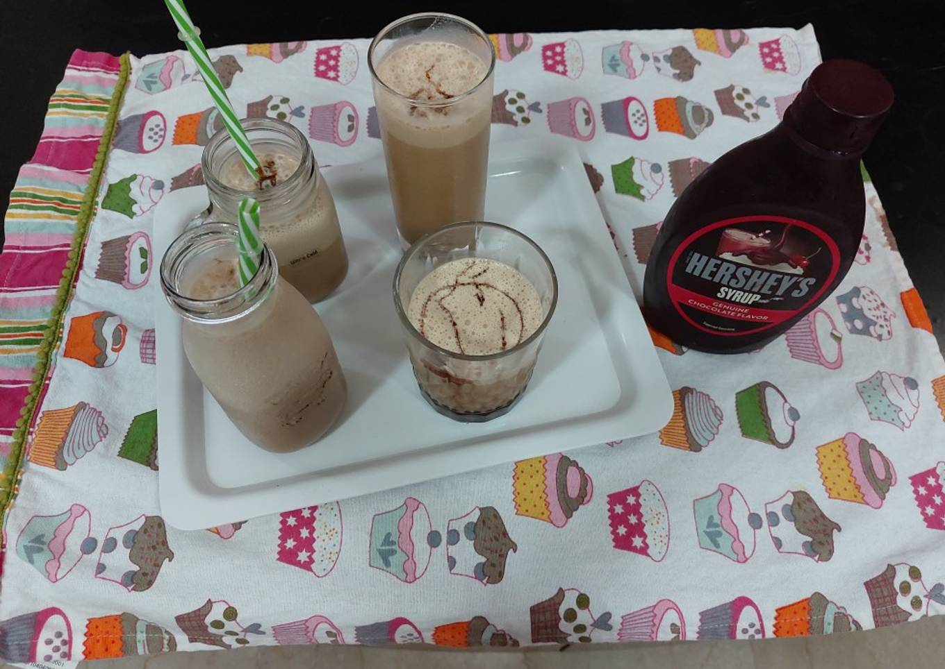 Cold chocolate coffee