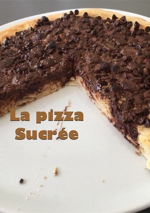 Une photo de La pizza sucrée