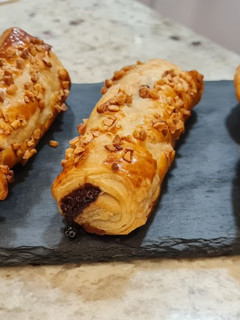 Una foto de Cañas de hojaldre y Nutella