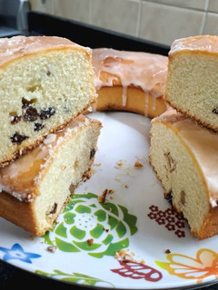Una foto de Torta de limón con mix de frutos secos