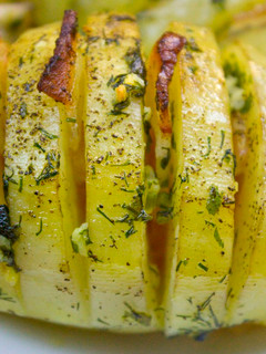 Una foto de Patatas acordeón con bacon