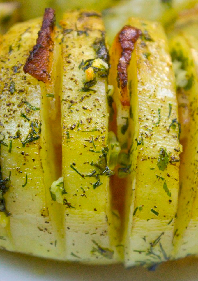 Una foto de Patatas acordeón con bacon