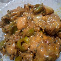 A picture of Chicken Shimla Mirch with Teenday Recipe.