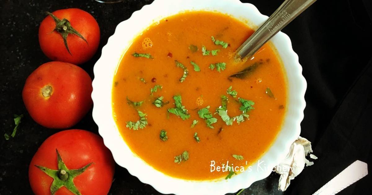 Tomato Rasam Recipe by Bethica Das Cookpad