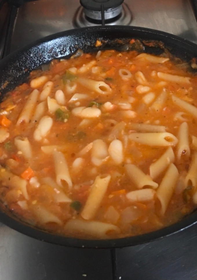 Una foto de Pasta e fagioli