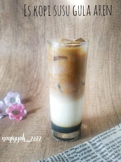 Foto resep 438. Es kopi susu gula aren