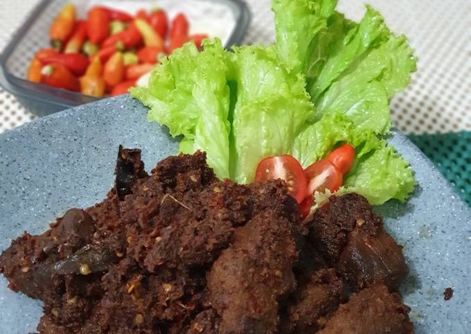 Resep praktis memasak Rendang Daging simple mantul  nikmat
