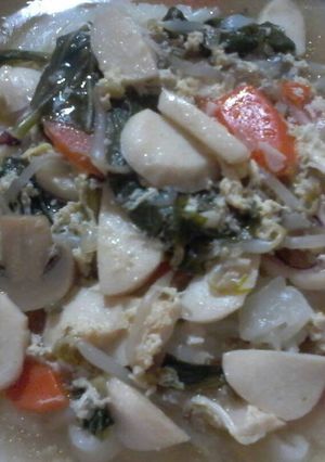 Foto resep Homemade Kwetiau Siram Seafood