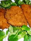 Merluza rebozada con galletitas María