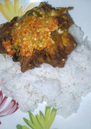 Foto resep Sambal ayam geprek