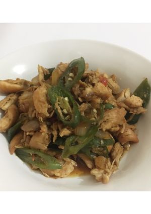 Foto resep Ayam Suwir Cabe Ijo