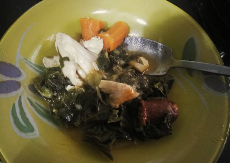 Berzas con verduras y pollo