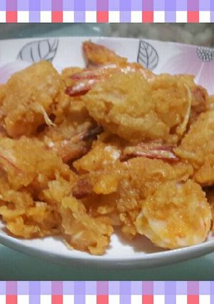 Foto resep Udang goreng telur asin