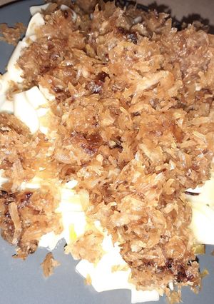 Káposztás tészta recept fotója