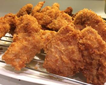 Popular Recipe Crispy Tonkatsu Deep fried pork Japanese style Practical Delicious