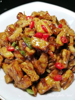 Foto resep Oseng pedas tahu tempe