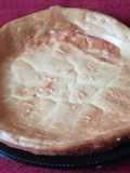 Fainá de queso en licuadora