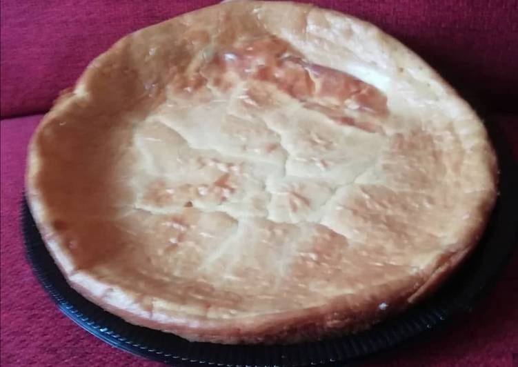 Fainá de queso en licuadora