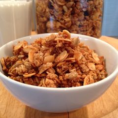 A picture of Maple and Almond Granola.