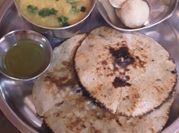 A picture of dal roti