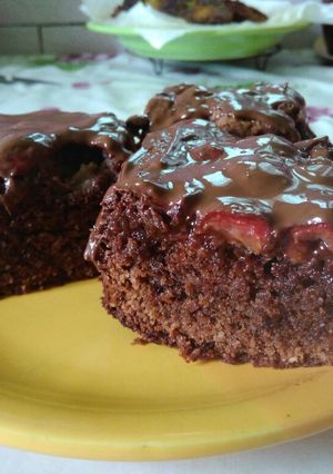 Diós, meggyes, csokis süti recept fotója