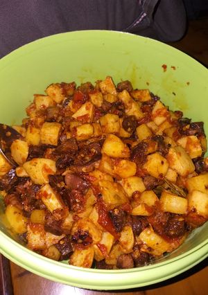 Foto resep Sambel goreng kentang & hati ayam