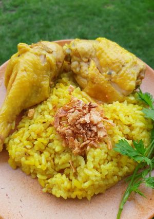 รูปของ ข้าวหมกไก่ (หม้อหุงข้าว)