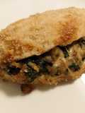 Chicken breasts stuffed with spinach and emmental