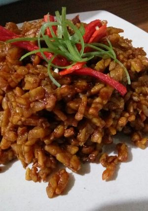Foto resep Orek tempe manis gurih#5reseppertamaku