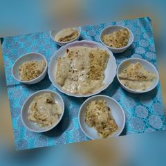 A picture of Bread Rasmalai.