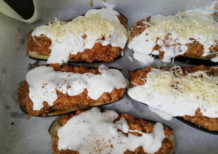 Berenjenas con carne picada