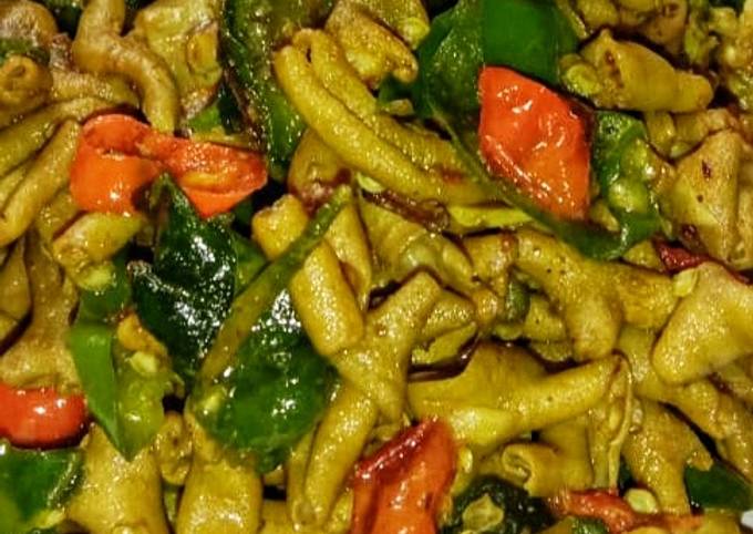 Resep Tumis usus ayam (simpel) yang Enak