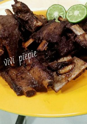 Foto resep Iga babi bakar (non halal)