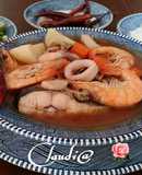 Caldo de mariscos 🌹