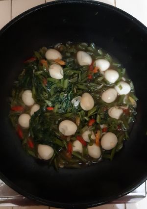 Foto resep Tumis Kangkung Mix Telur Puyuh