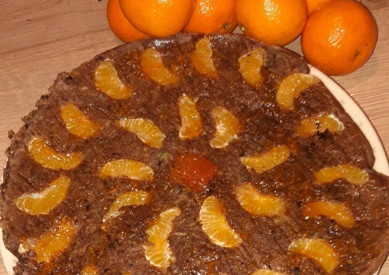 Gâteau chocolat/courgettes/clémentines