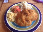 Una foto de pescado frito en panko