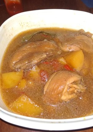 Foto resep Semur Ayam Kentang Pedas