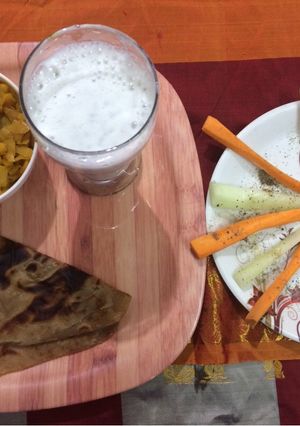 A picture of Satvik dinner platter.